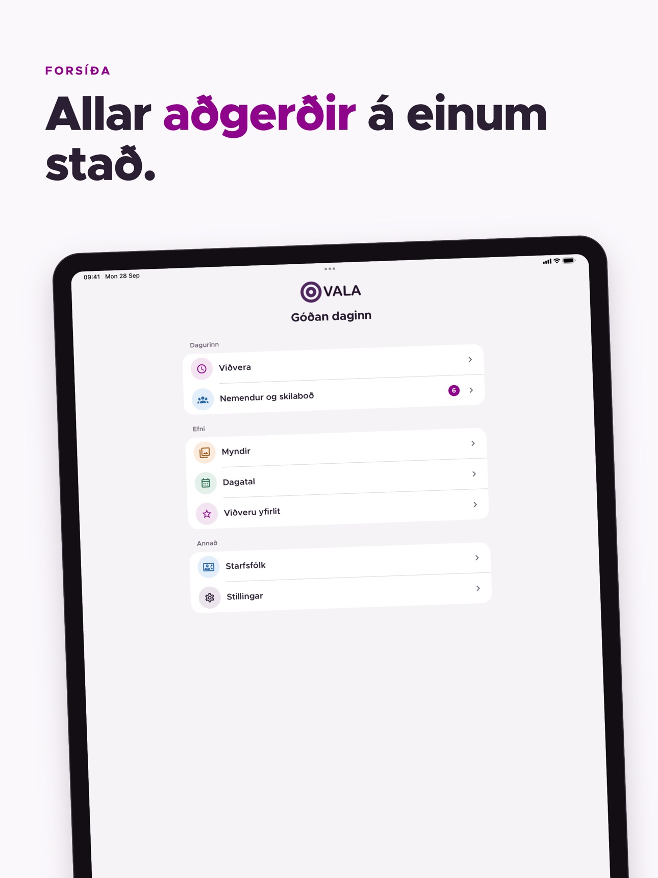 Screenshot 5 of Vala Leikskólastarf