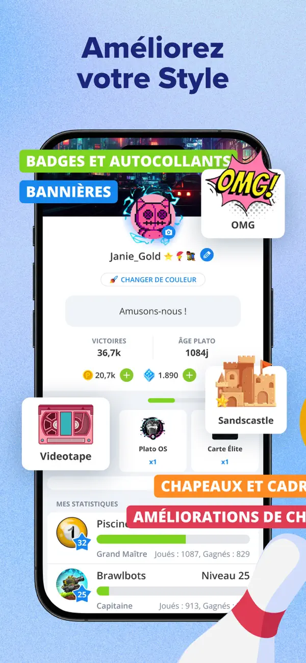 Screenshot #3 pour Plato: Cool Jeux Multijoueurs