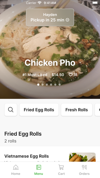 Hello Vietnam To Go iPhone screenshot 2 - Food & Drink app