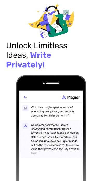 Magier - Private & Secure AI Screenshot