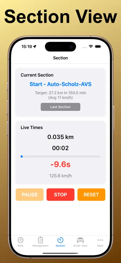 OldTimer Rally Timer screenshot 3