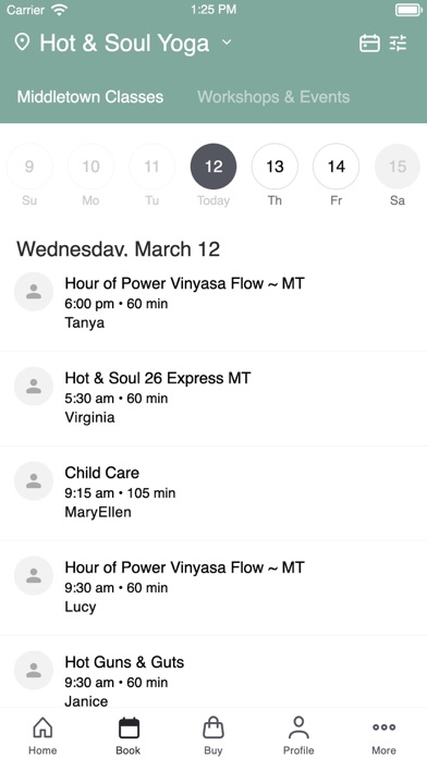 Hot & Soul Yoga Screenshot 2 - AppWisp.com Hot & Soul Yoga Screenshot 2 - AppWisp.com