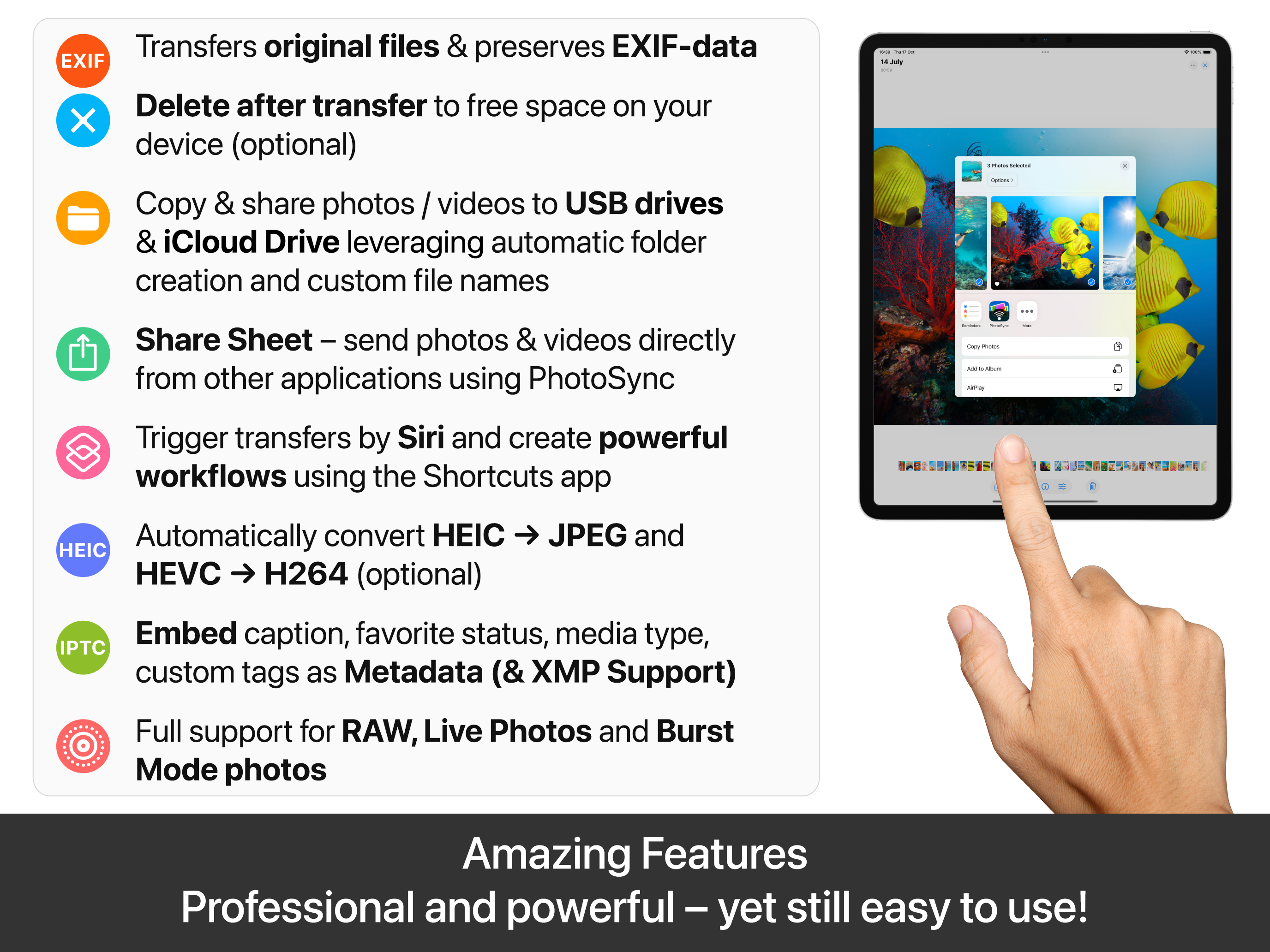 PhotoSync – transfer photos