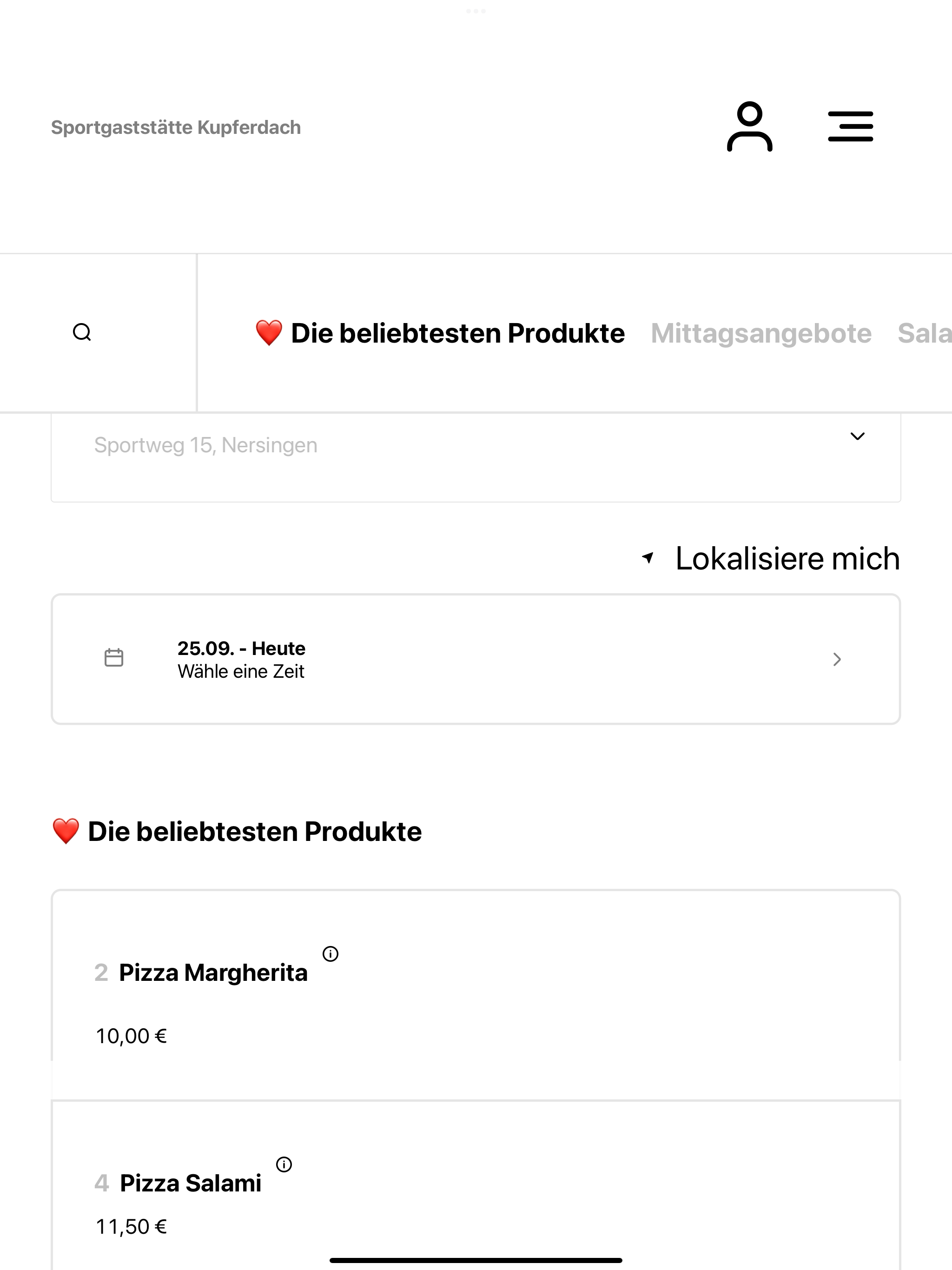 Sportgaststätte Kupferdach