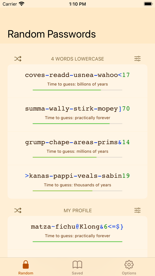 #2. RPG: Random Password Generator (macOS) 由: Photility