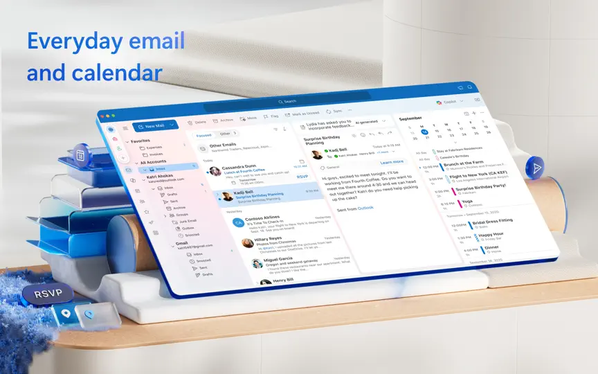 Microsoft Outlook iPhone Screenshot 1