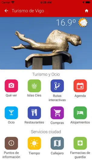 Captura de pantalla de Vigo App - Concello De Vigo en iPhone 3