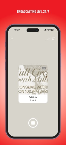 Triple R 102.7FM screenshot