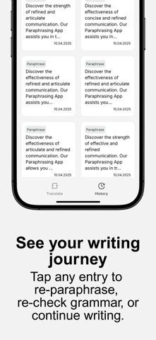 Paraphrase - AI Keyboard & Fix Screenshot 6 of 9