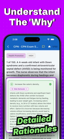 CPN Pediatric Nurse Exam 2026 iPhone screenshot