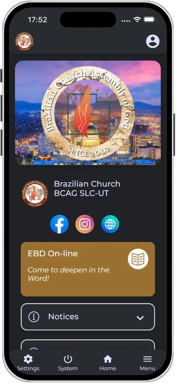 Screenshot #1 pour Brazilian Church BCAG SLC UT