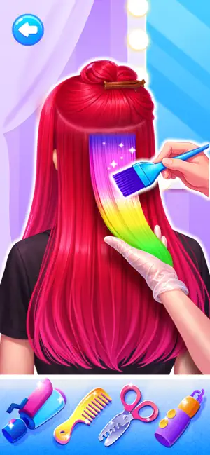 Hair Salon Games for Kids 2-5 iPhone screenshot 2