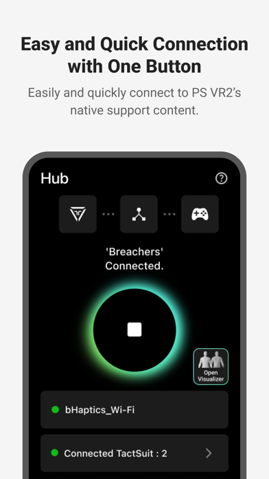 bHaptics Player Screenshot