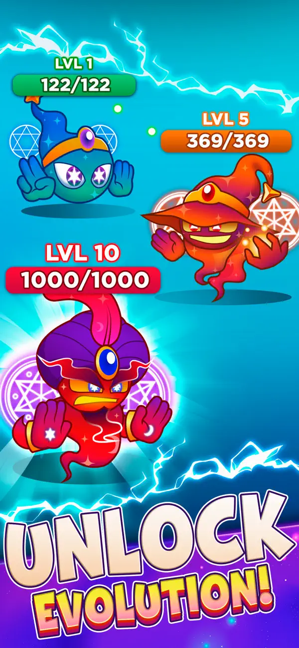 Elemental Monsters: Merge iOS Mod IPA screenshot 1 - iOS game interface