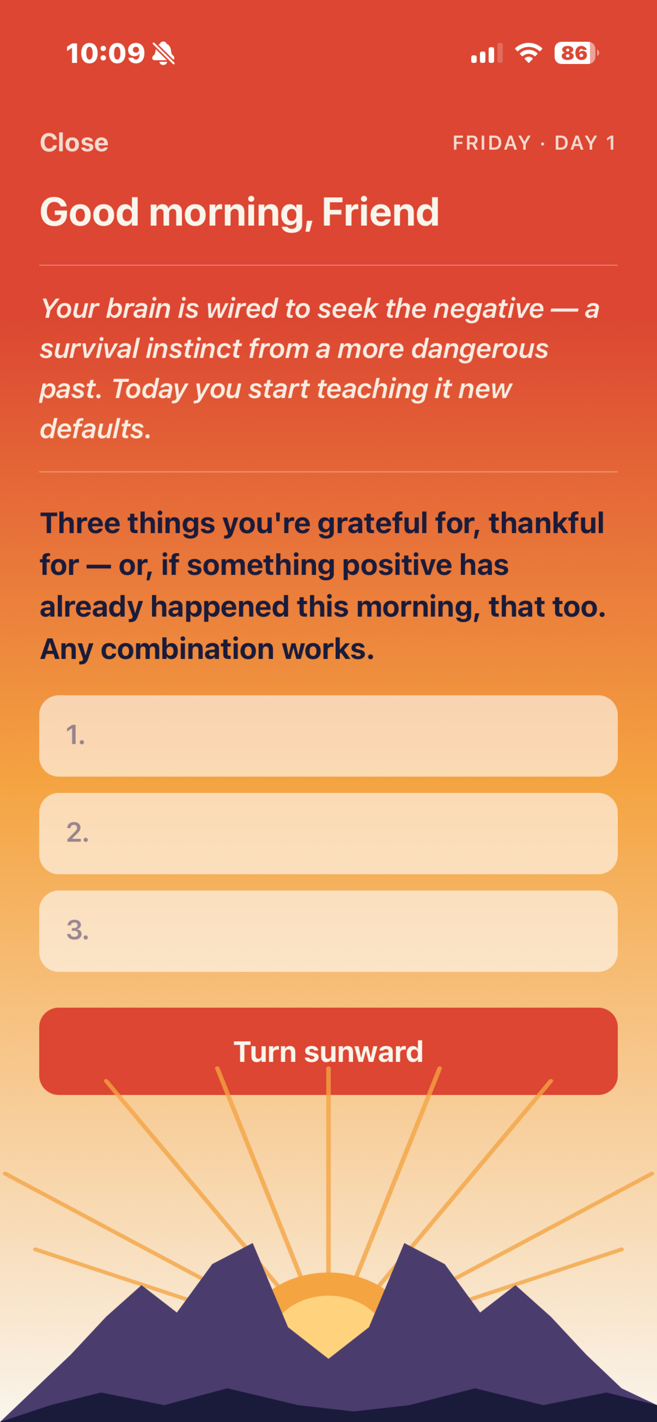 Sunward: Daily Practice