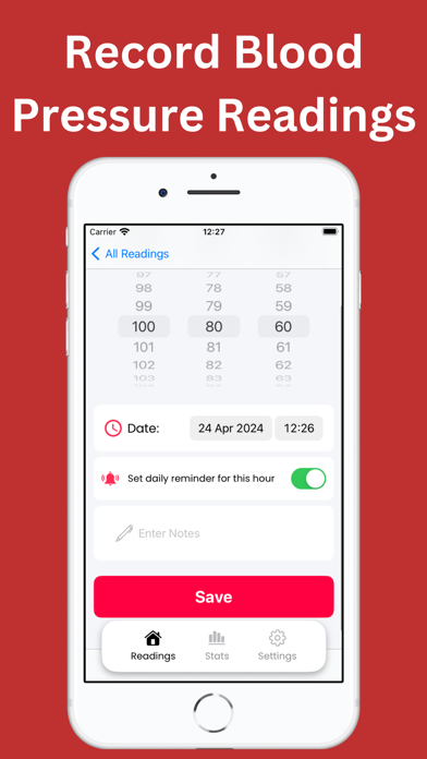 Blood Pressure Tracker - Pulse Screenshot