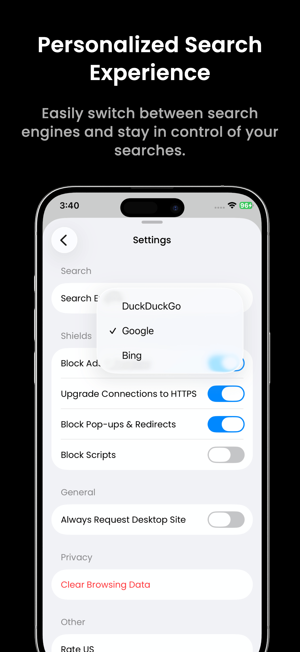 WeblioX - Private Browser