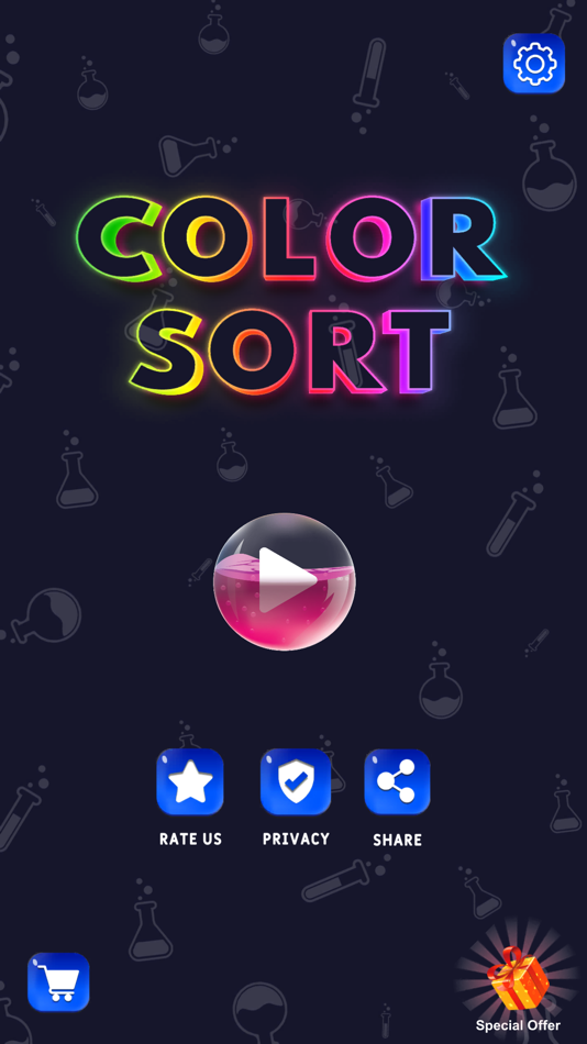 #1. Water Sorting Color IQ Puzzle (macOS) Podle: Sulman Hussain Khan