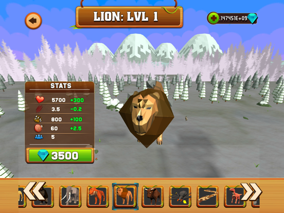 Screenshot #5 pour Animal War - The Ice Age