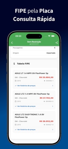Consulta Placa Veículo e Fipe iPhone screenshot