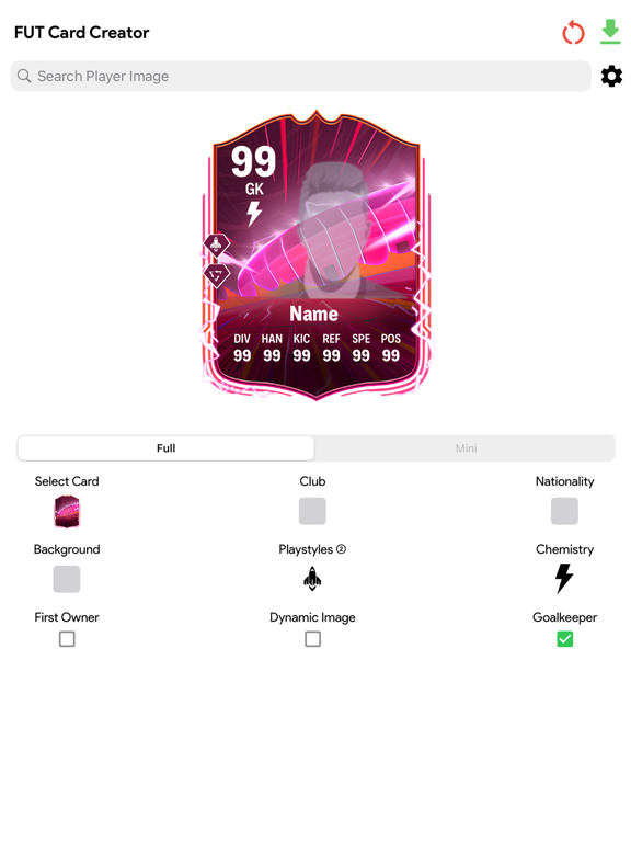 Screenshot #5 pour FUT 25 Card Creator
