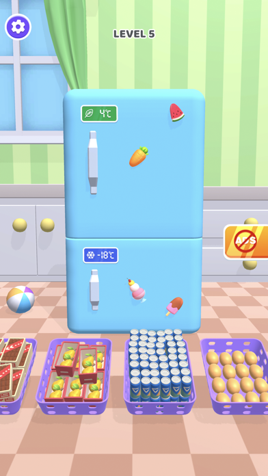 Fridge Organizing Game Screenshot