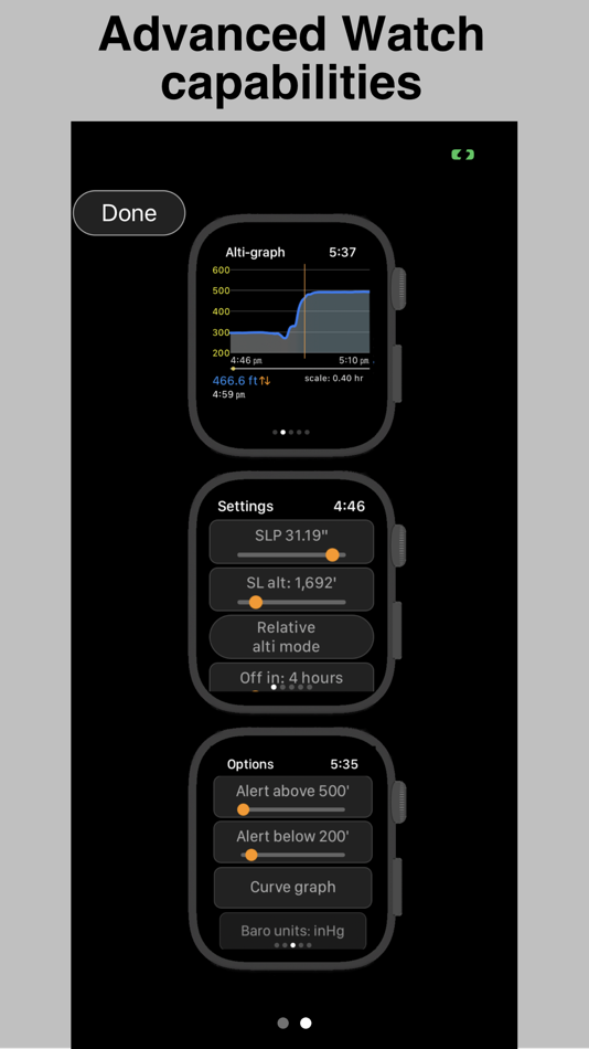 #4. Altimeter Tracker + Watch app (iOS) 由: Bog Bridges LLC
