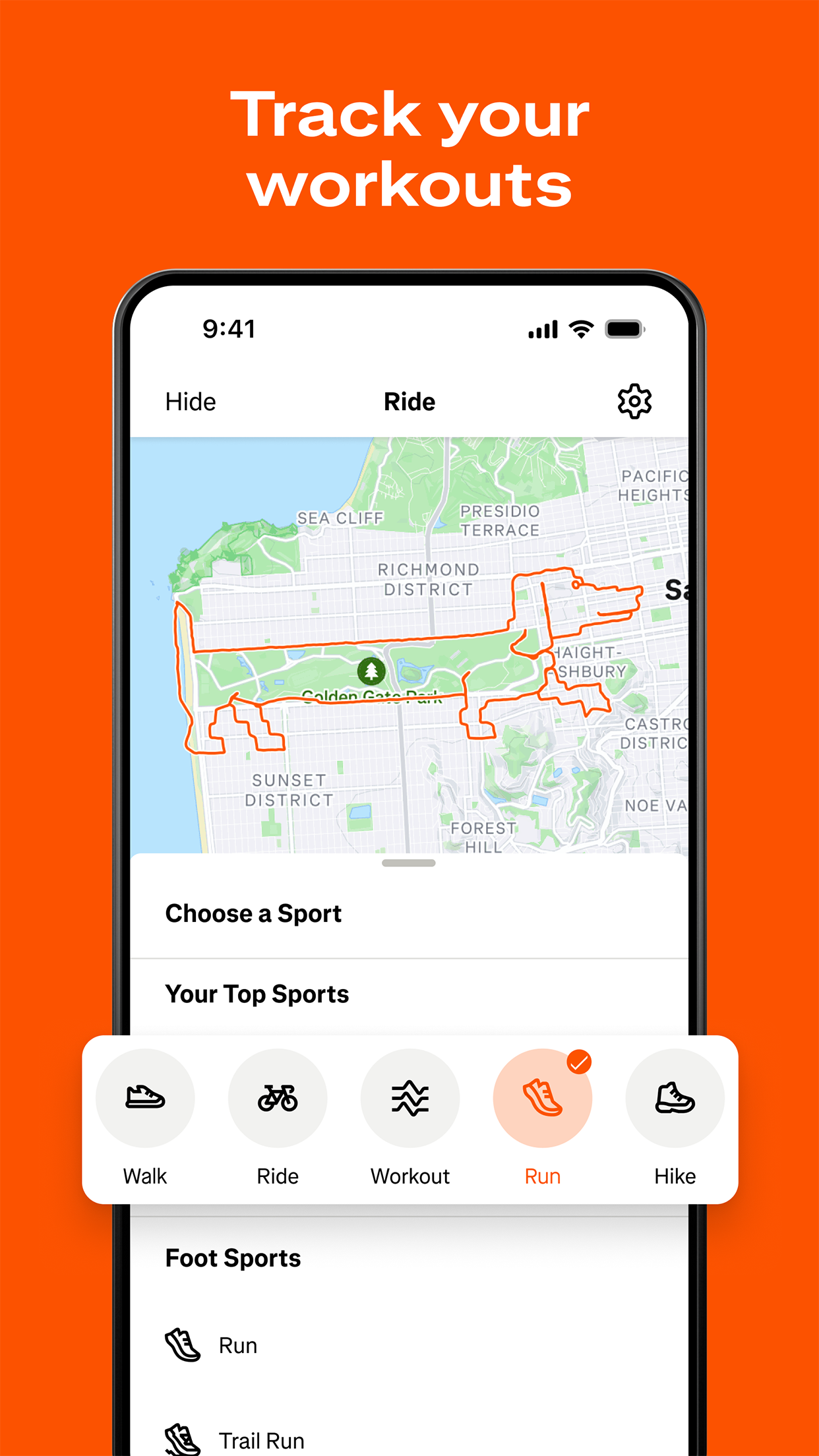 Strava: Run, Bike, Hike screenshot 1