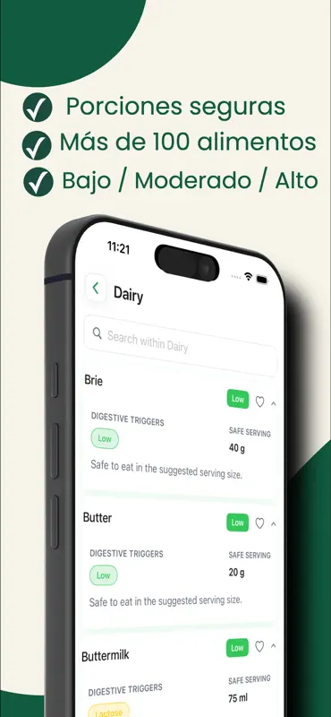 FODLY: FODMAP Diet Lookup IBS screenshot 2 of 5