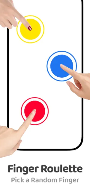 Spin The Wheel: Finger Chooser iPhone screenshot 2