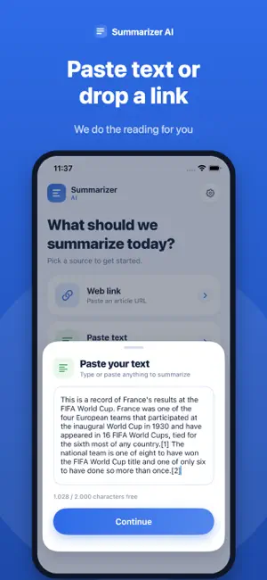 Summarizer AI screenshot 2