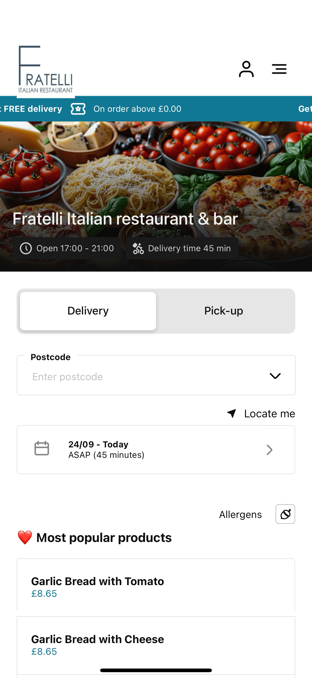 Fratelli Italian Restaurant