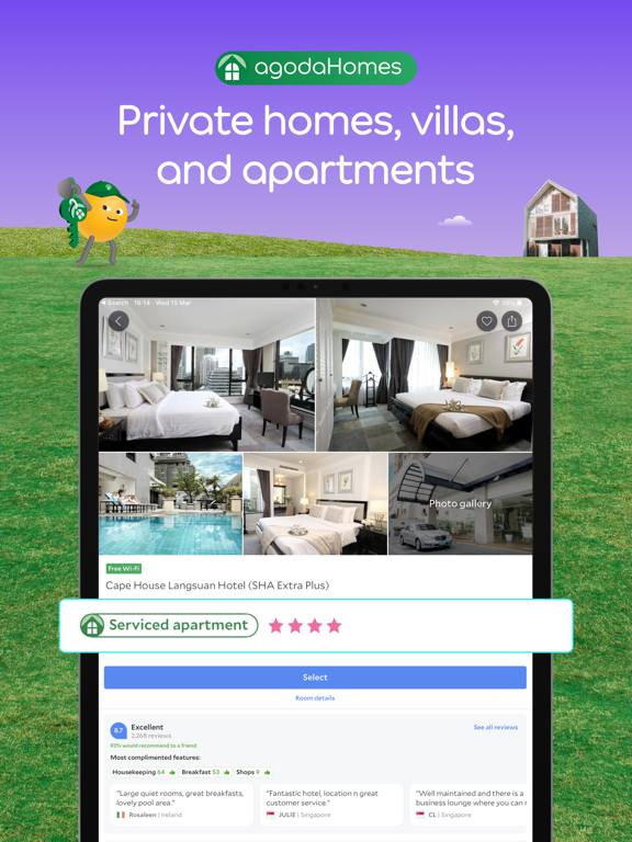 Agoda: Cheap Flights & Hotels iPad screenshot 8 - Travel app