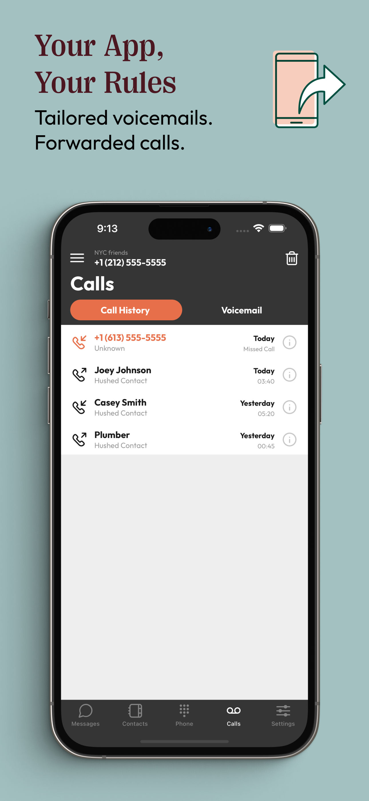Hushed: UK Second Phone Number