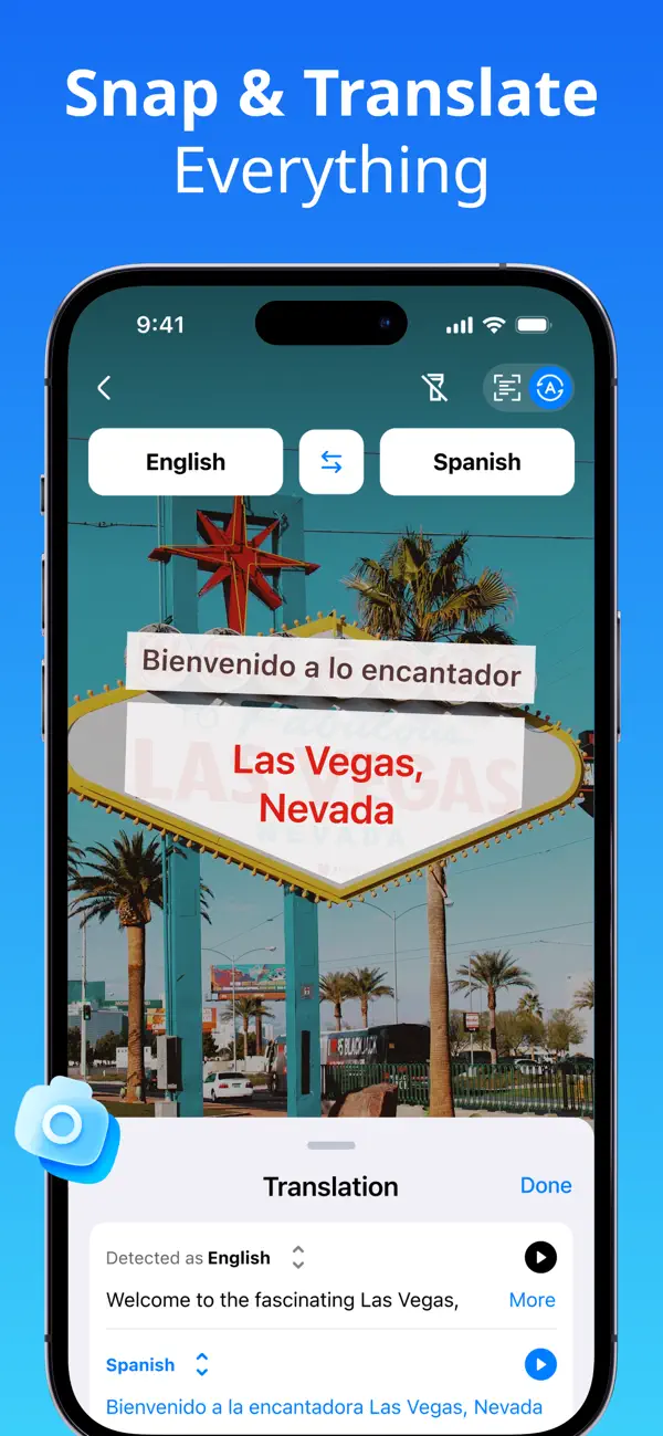 #3. Translator: Voice & Camera (iOS) Von: ICEAGE TECH PTE. LTD.