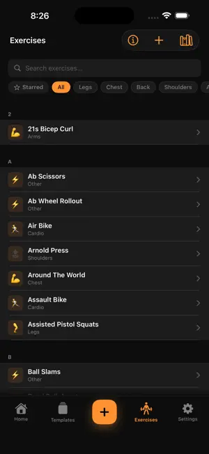 Gymbell - workout tracker screenshot 3