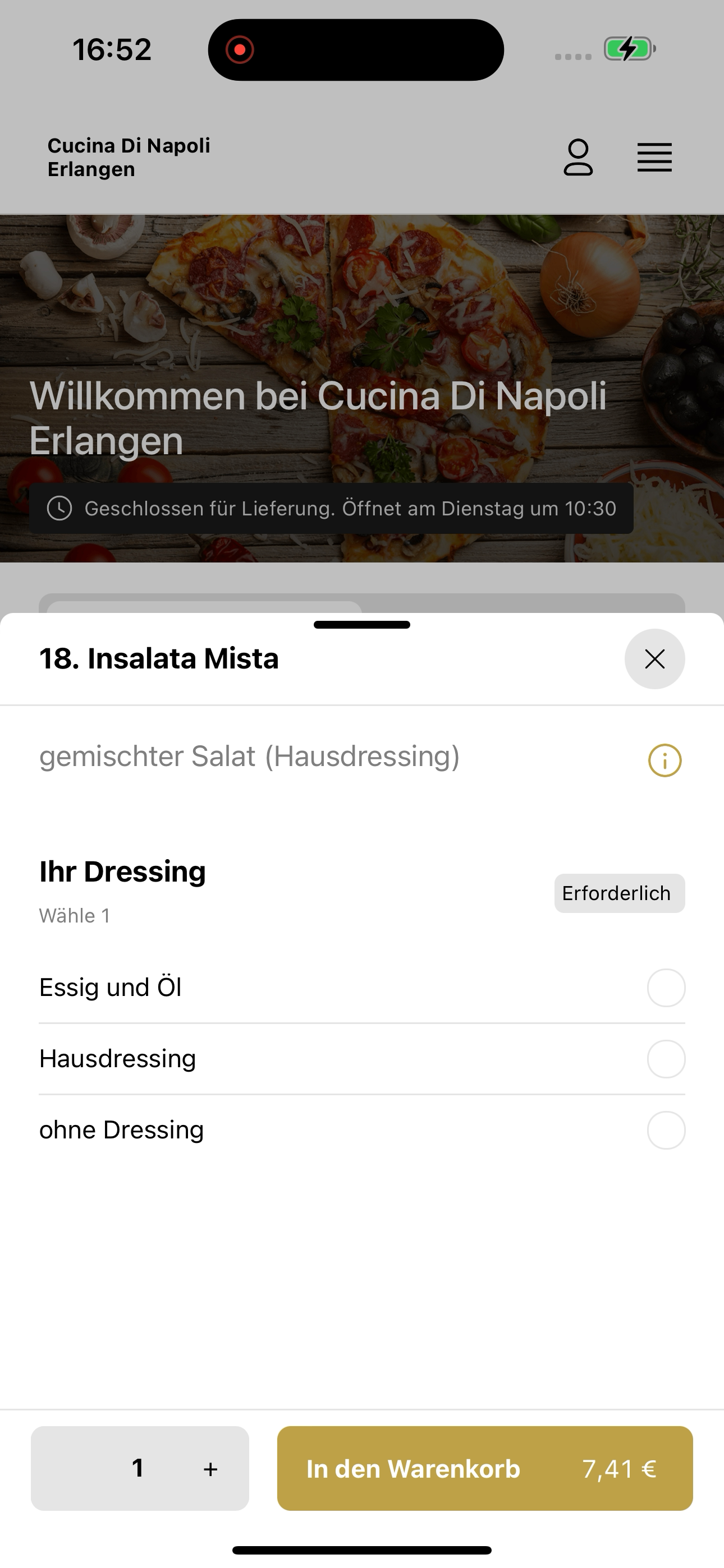Cucina Di Napoli Erlangen screenshot 8