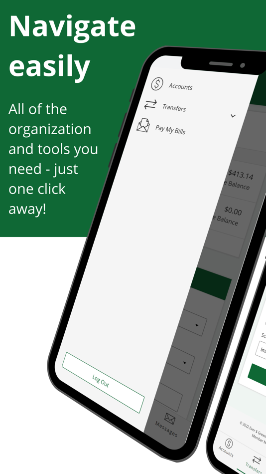 #4. Ever Green FCU (iOS) Podle: Ever $ Green Federal Credit Union