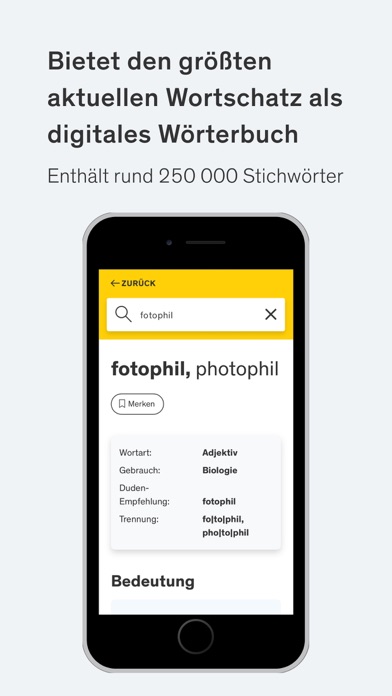 Duden-Schulwörterbuch Screenshot