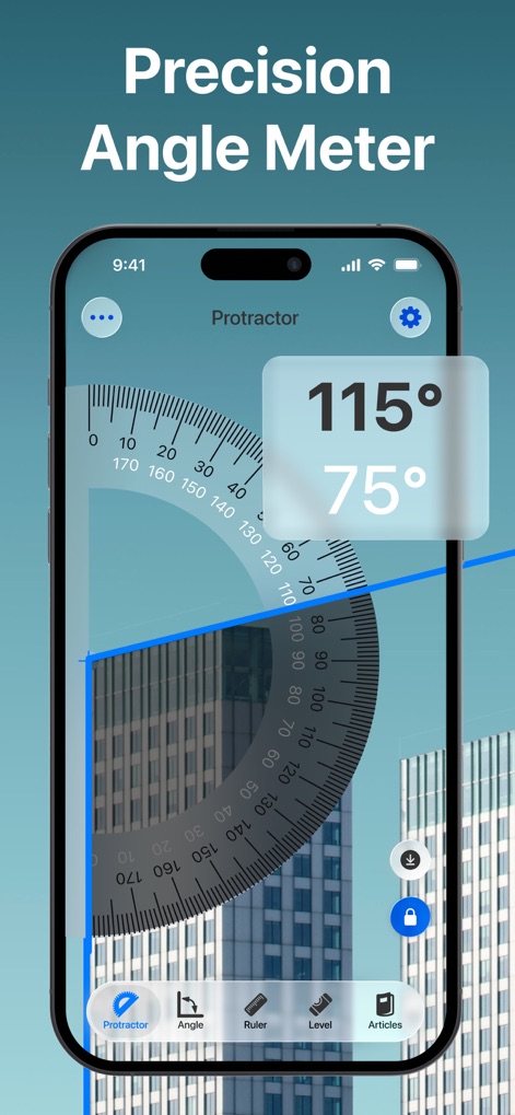 Protractor for Angle Measuring - Utilities App | MWM