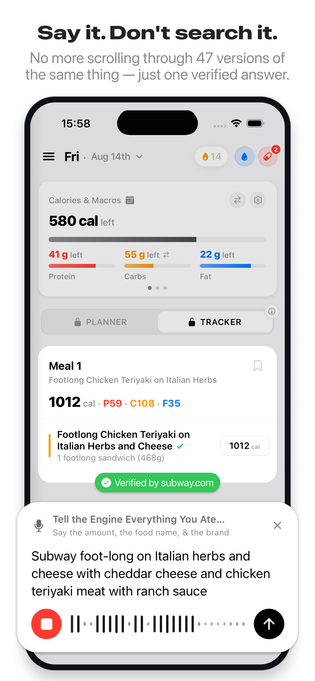 Meal Engine - AI Diet Coach screenshot 3