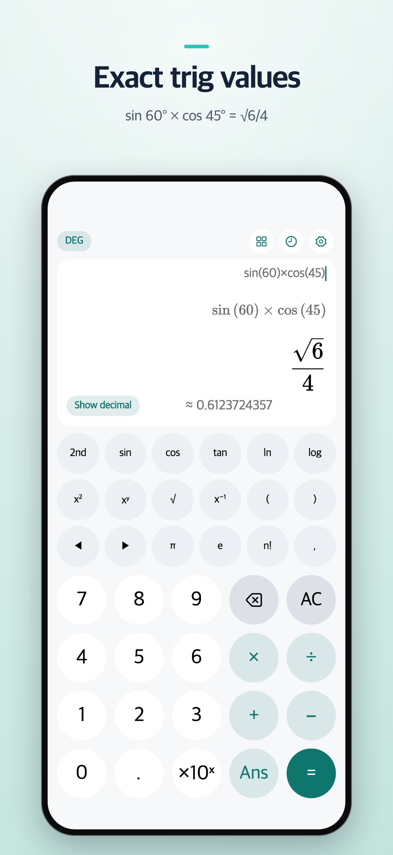 Screenshot 2 of Barunsem: Exact Calculator