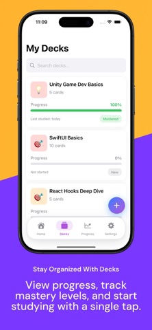 Remembify - AI Flashcards iPhone screenshot