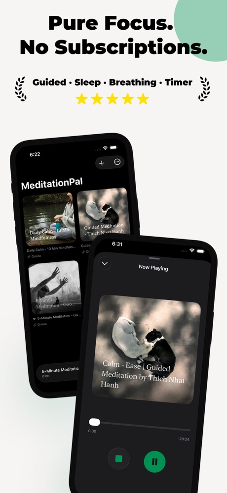 MeditationPal App Store screenshot 2 of 6