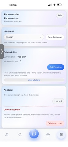 Memory Avatar screenshot