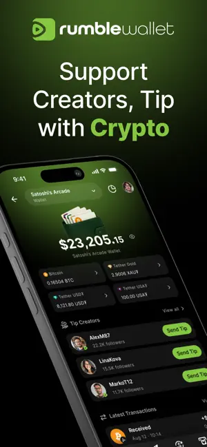 Rumble Wallet: Buy Crypto, BTC iPhone screenshot 1