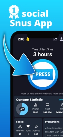 Breezer: Nicotine Snus App Screenshot 1 of 8