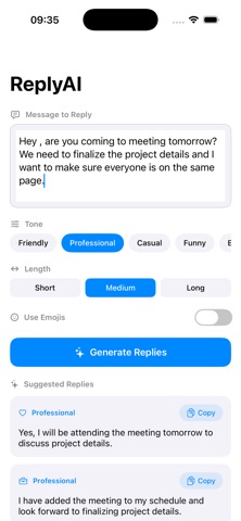 ReplyAI Screenshot 2 of 6