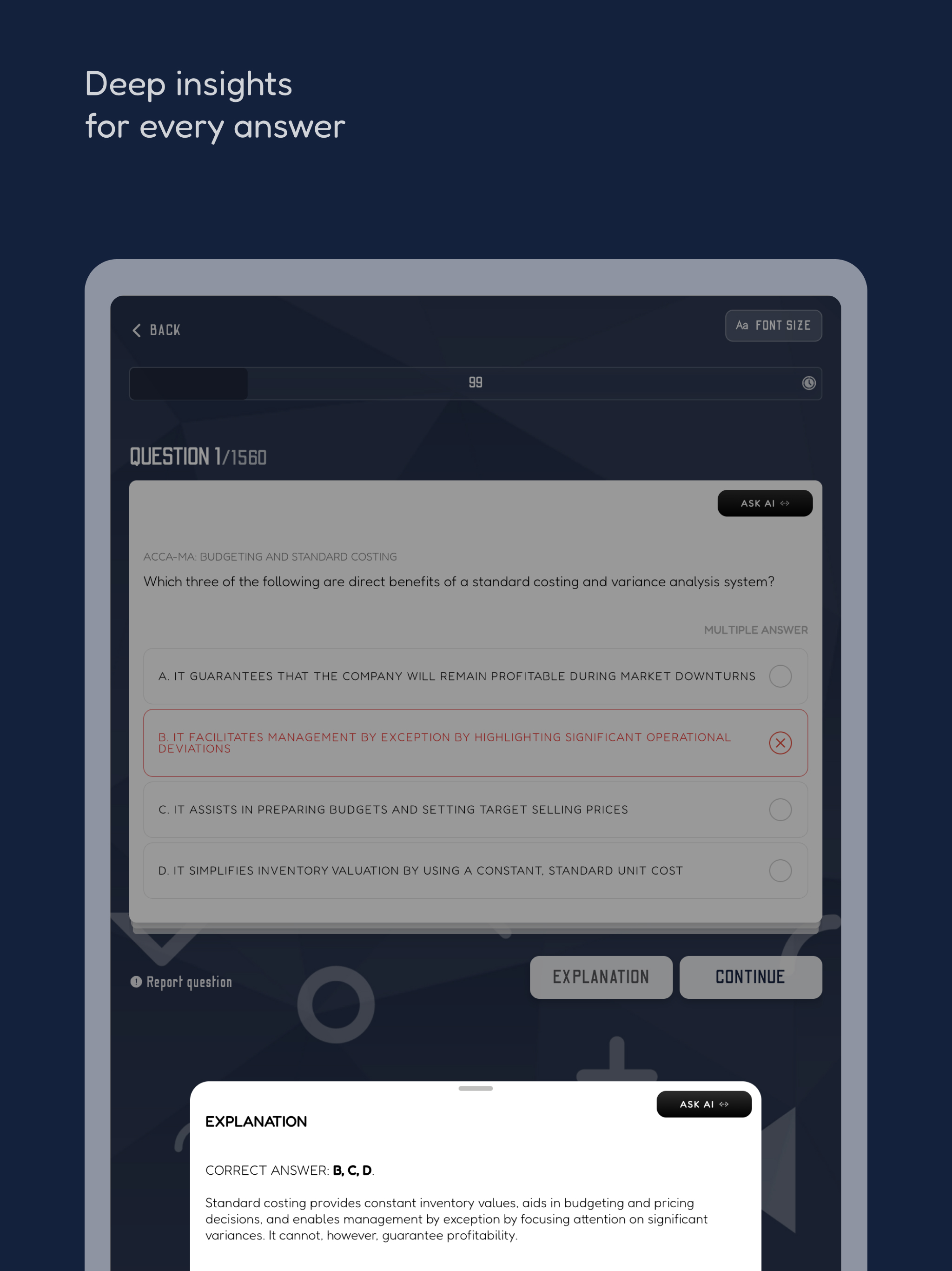 ACCA F1-F3 Entry Prep (+AI) screenshot 11