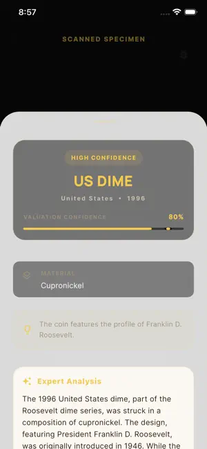 Coinvault - AI Identifier screenshot 1
